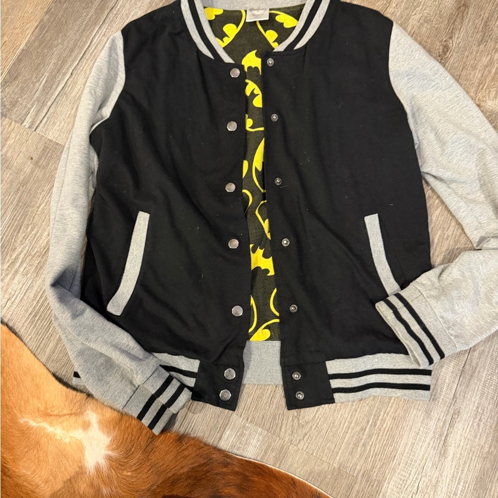 Batman Black and Gray Shirt with Yellow Logo
